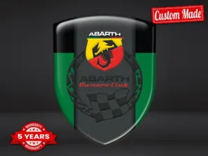 Fiat Abarth Pegatina Silicona Alta Calidad Profesional Personalizable